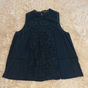 NWOT A&F Navy Top